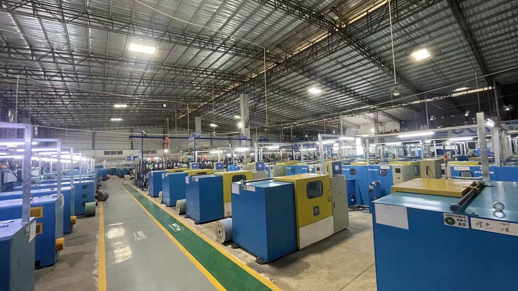 Cable production equipment inside the NexBridge facility
